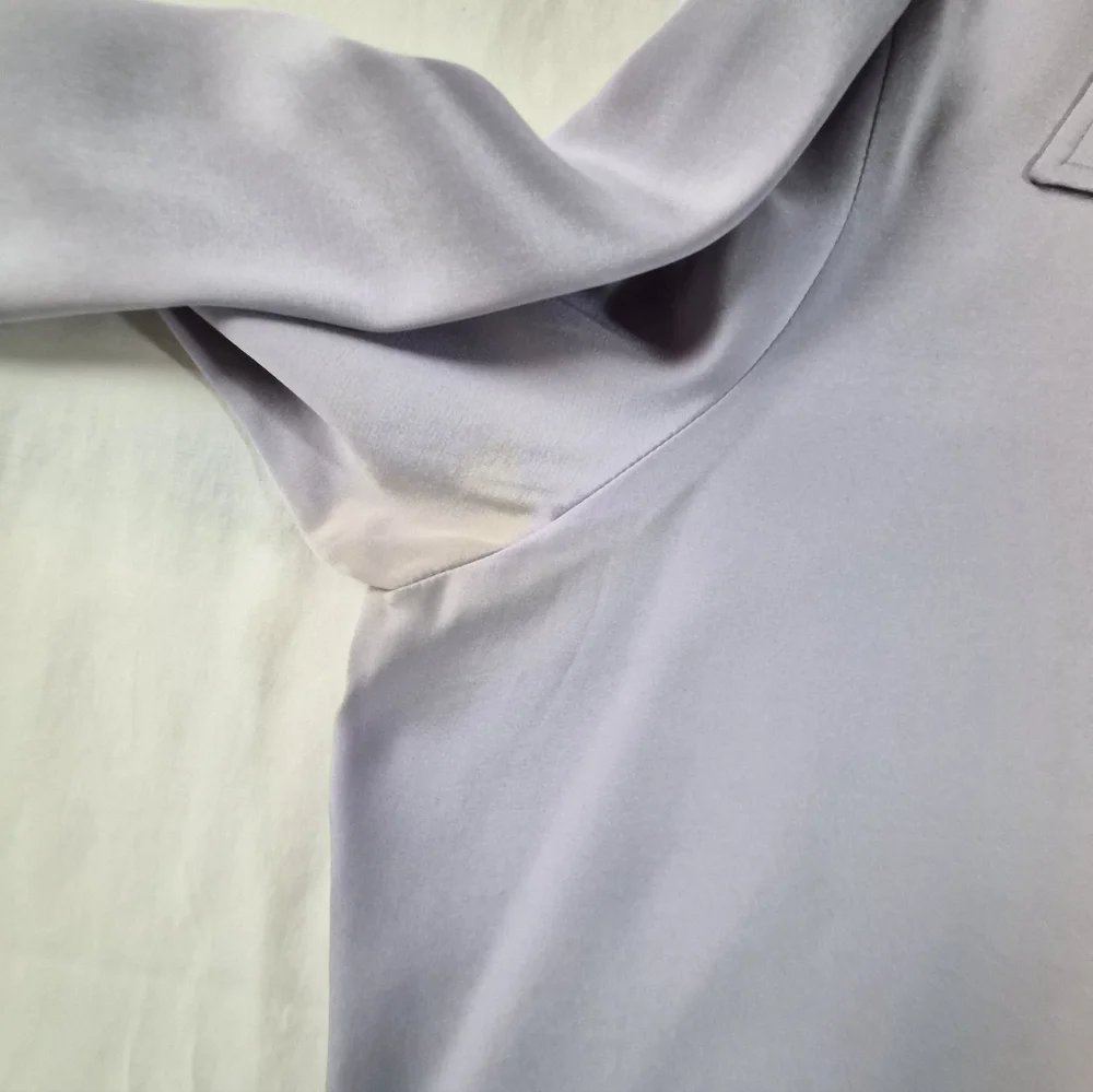 ​REPURPOSE PROJECT: Talbots Petite 96% Silk Stretch Blouse - 16P - Picture 10 of 10